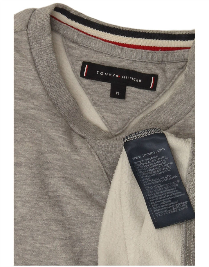 Hanorac grafic pentru bărbați Tommy Hilfiger Jumper Medium Gri Colorblock