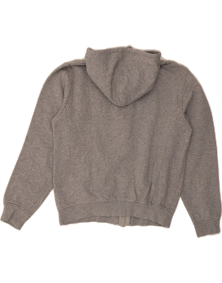 FILA Womens Oversized Graphic Zip Hoodie Sweater UK 10 Small Grey Vintage Fila and Second-Hand Fila from Messina Hembry 