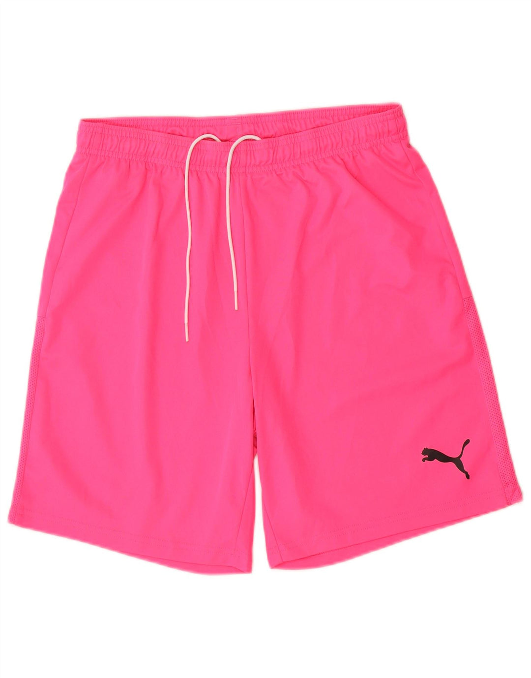 Pantaloni scurți sport Puma pentru bărbați, poliester roz mediu