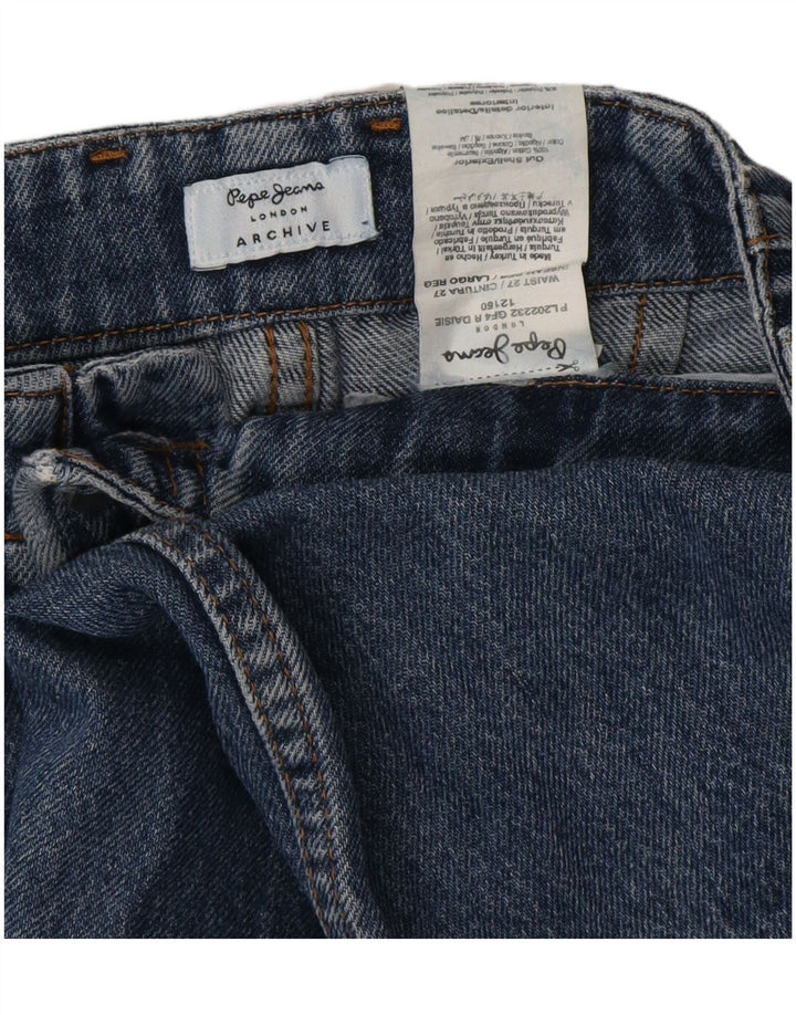 PEPE JEANS Blugi conici pentru femei W27 L27 Bumbac albastru