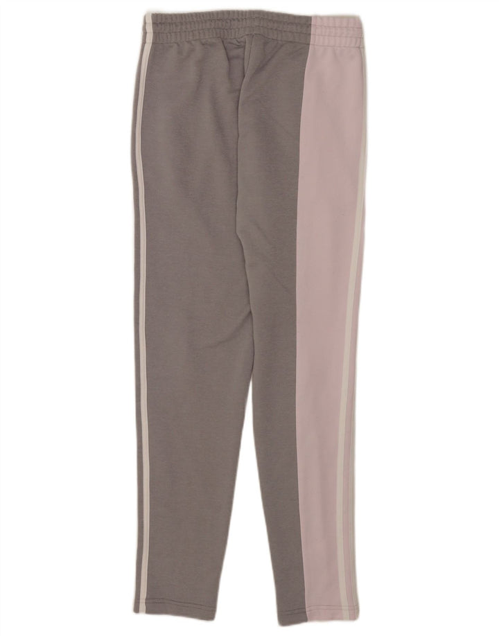 Pantaloni de trening Adidas pentru femei Marea Britanie 8/10 Gri mic, poliester color bloc