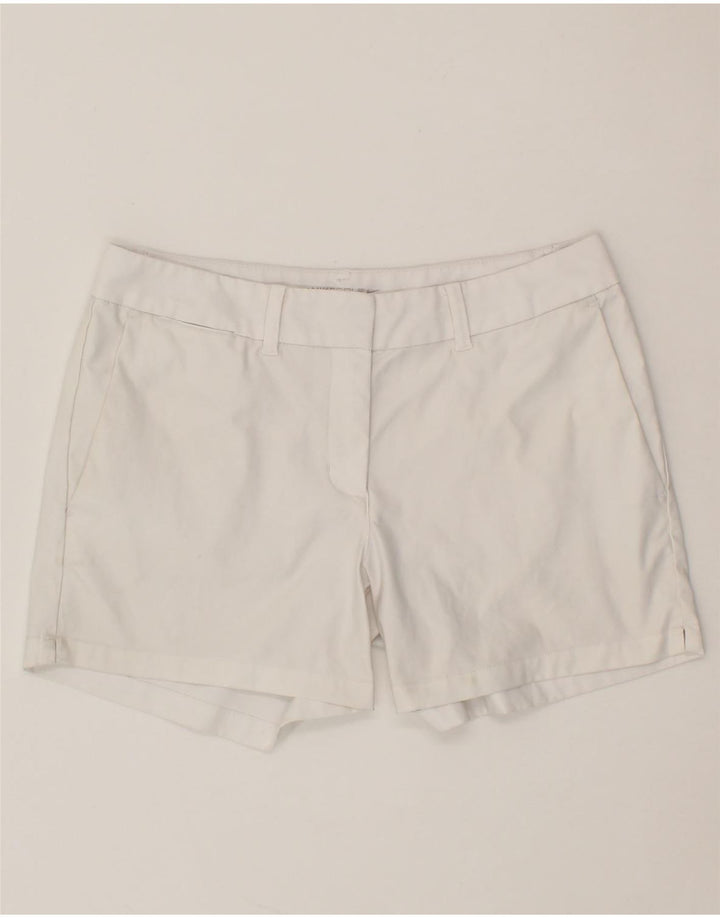 NIKE Womens Dri Fit Chino Shorts UK 8 Small W27 White Polyester Vintage Nike and Second-Hand Nike from Messina Hembry 