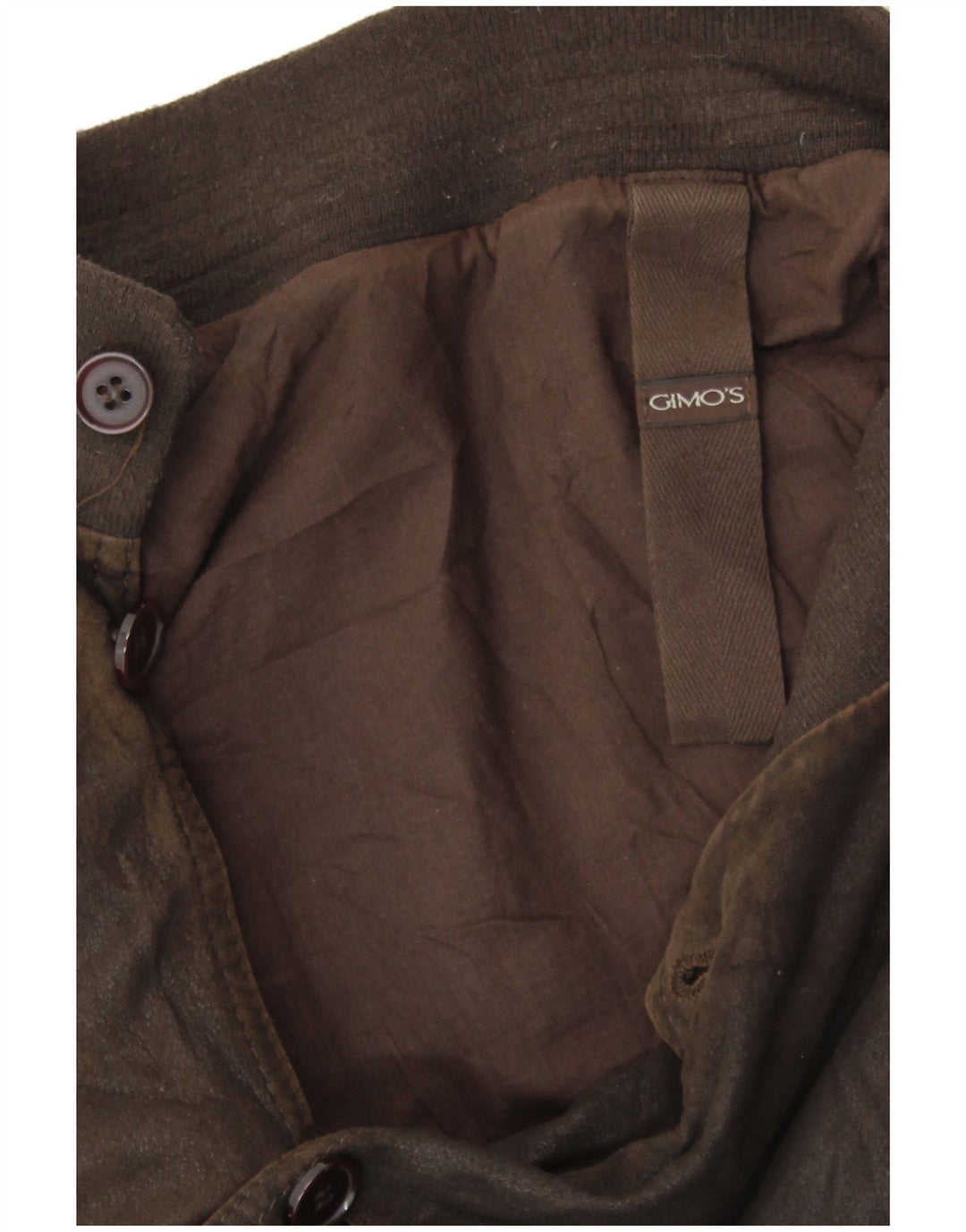 Geacă de piele pentru bărbați GIMO'S UK 42 XL maro