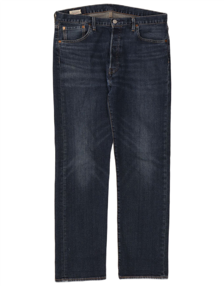 Blugi drepti pentru bărbați Levi's 501 W34 L30 Bumbac albastru
