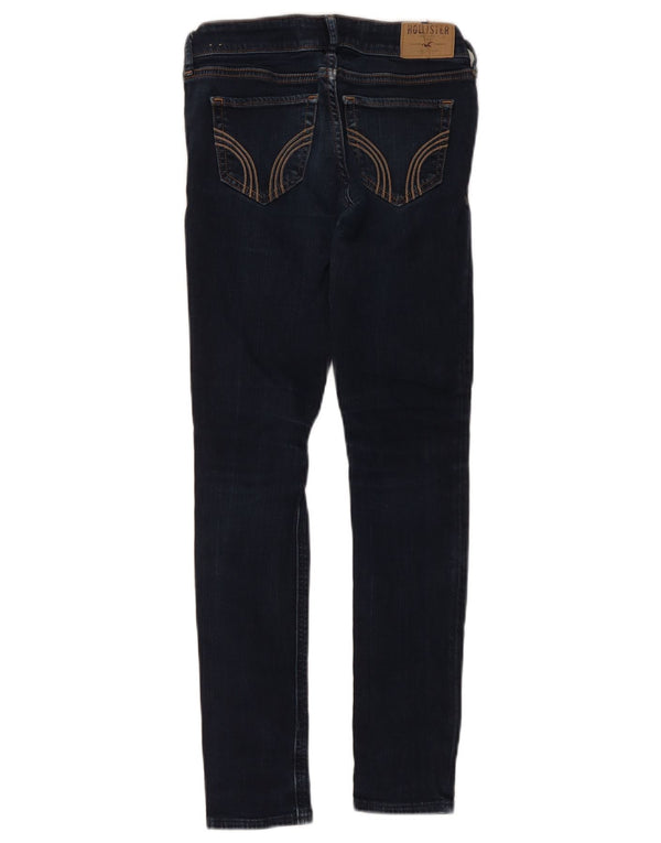 Hollister Womens Skinny Jeans US 0 XS W24 L29 Navy Blue Cotton