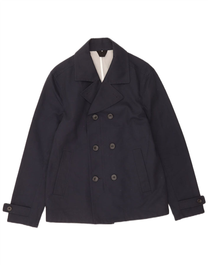 Palton pentru bărbați Marks & Spencer UK 38/40 Bumbac mic, albastru bleumarin