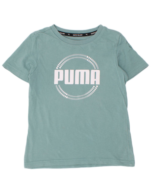 Tricou grafic Puma pentru băieți Top 7-8 ani albastru