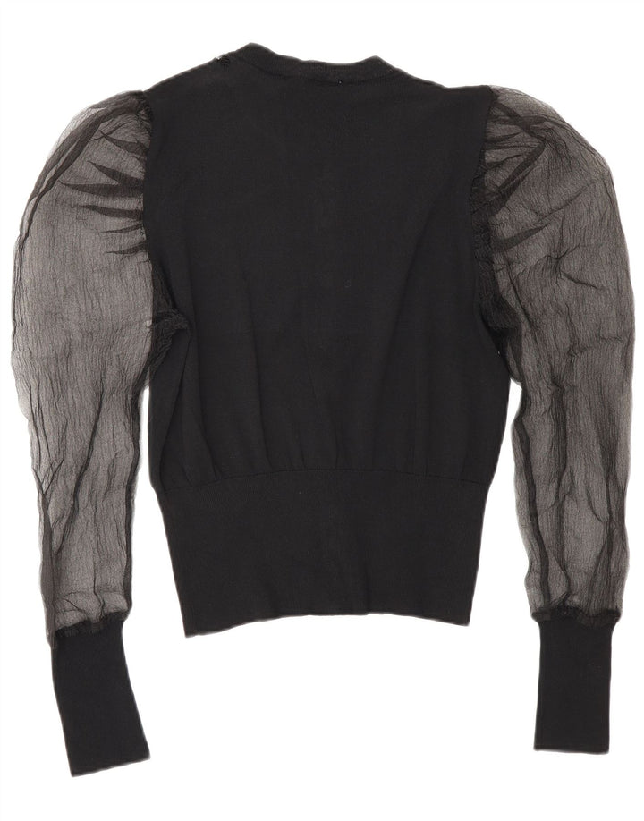 Top cardigan pentru femei Zara Mediu Negru Viscoză