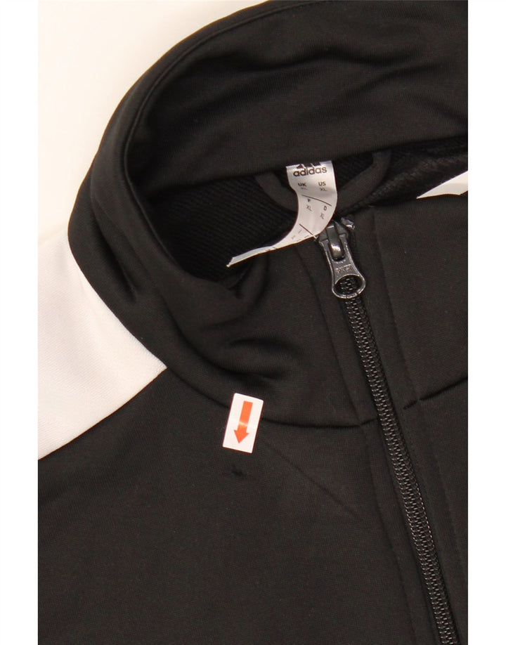 Jachetă de trening pentru bărbați ADIDAS XL, negru, poliester bloc de culoare