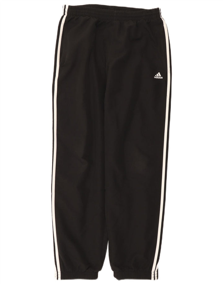 Pantaloni de trening Adidas pentru bărbați Joggeri poliester mediu negru