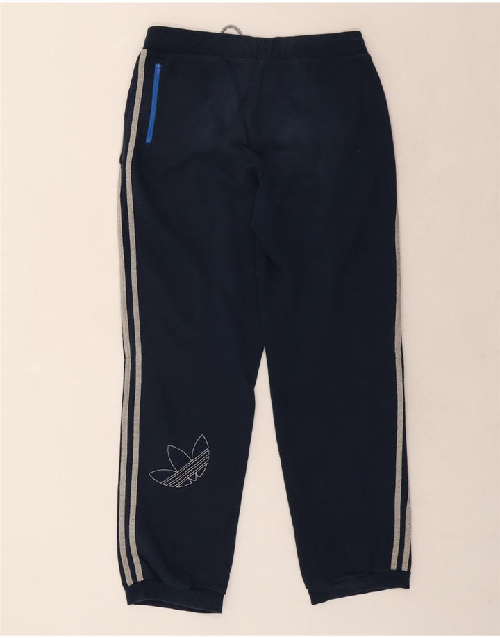 Pantaloni de trening grafic ADIDAS pentru bărbați Pantaloni de jogging, mediu, bleumarin, bumbac