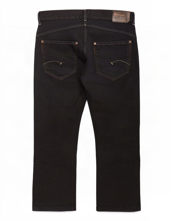 G-Star Mens Straight Jeans W38 L25 Navy Blue Cotton