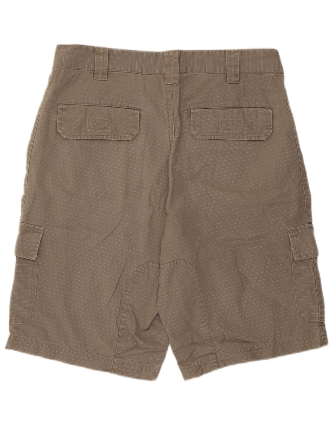 Pantaloni scurti cargo vintage pentru bărbați IT 48 Medium W30 Gri Pinstripe