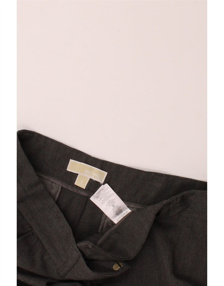 MICHAEL KORS Womens Slim Chino Trousers US 12 Large W34 L29 Grey Polyester Vintage Michael Kors and Second-Hand Michael Kors from Messina Hembry 