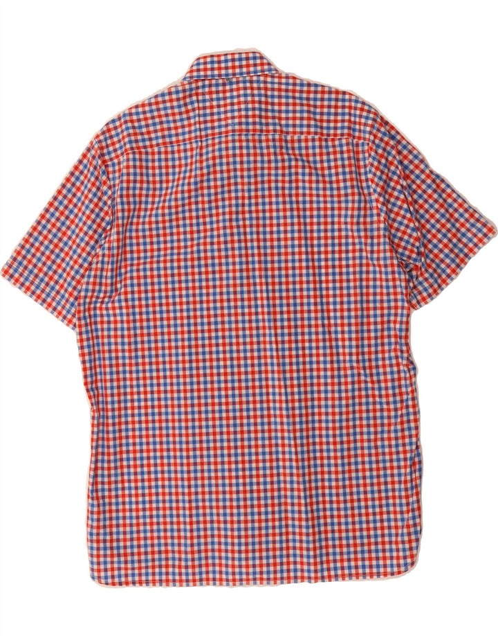 TOMMY HILFIGER Mens Custom Fit Shirt Large Multicoloured Check Vintage Tommy Hilfiger and Second-Hand Tommy Hilfiger from Messina Hembry 