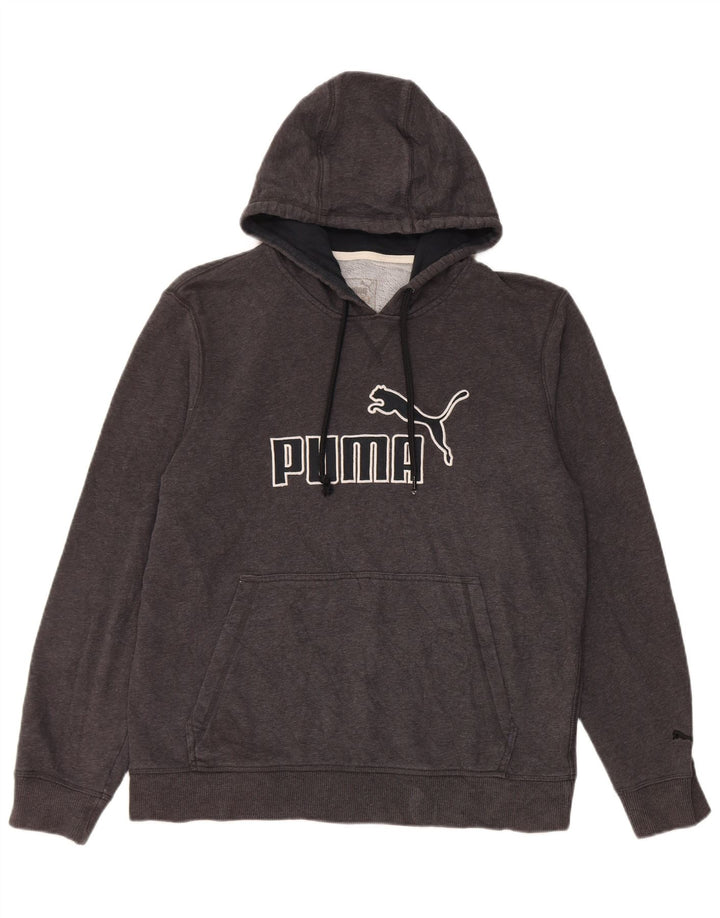 Pulover pentru bărbați Puma Graphic Hoodie, gri mediu