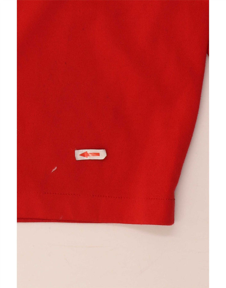 Pantaloni scurți sport Nike pentru bărbați, roșu mediu, poliester color bloc
