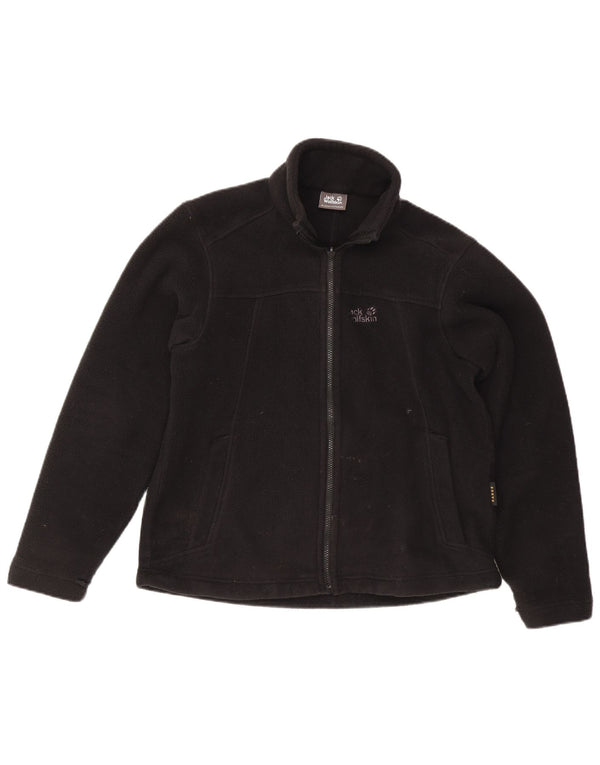 Jack Wolfskin Jachetă pentru femei Liner Fleece UK 14 Poliester negru mare