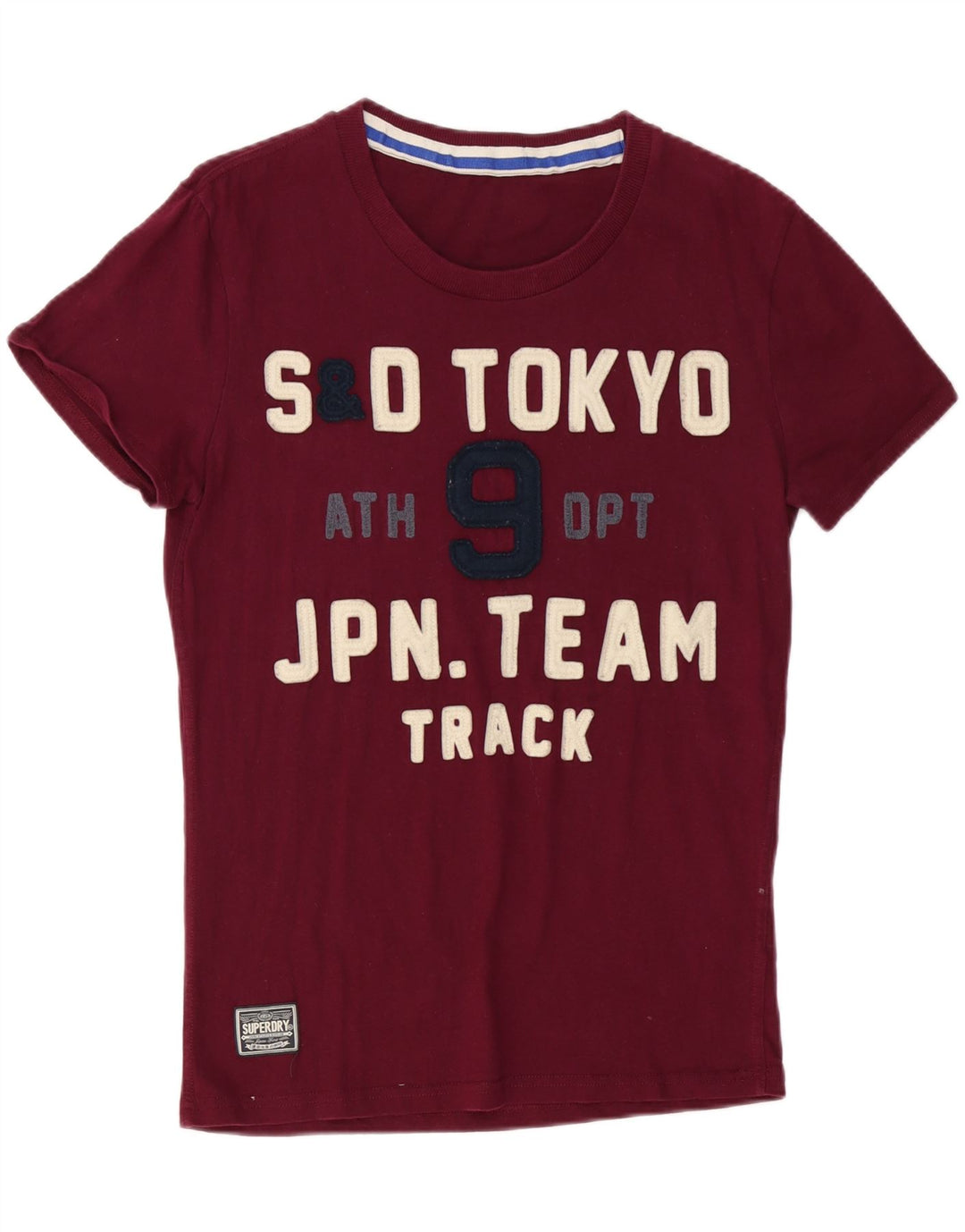 Tricou grafic pentru bărbați Superdry Top din bumbac maro mediu