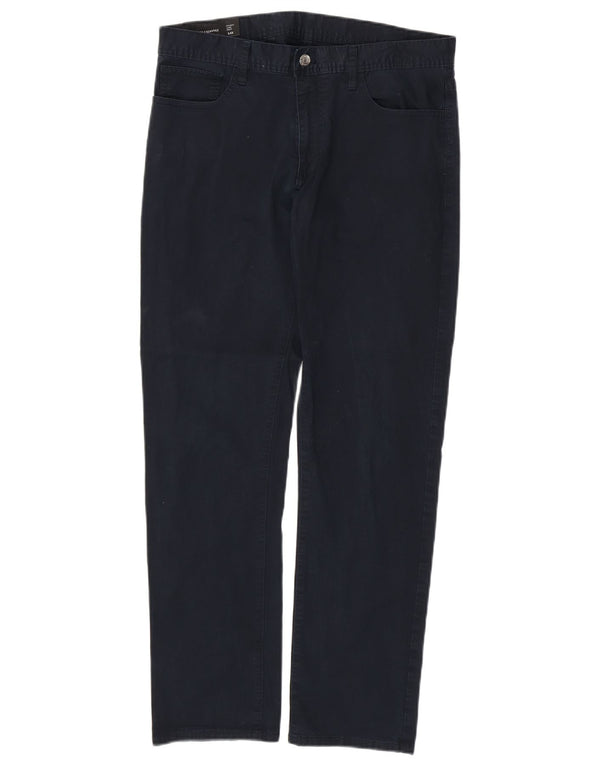 ARMANI EXCHANGE Blugi Drepți Bărbați L34 L30 Bumbac Bleumarin