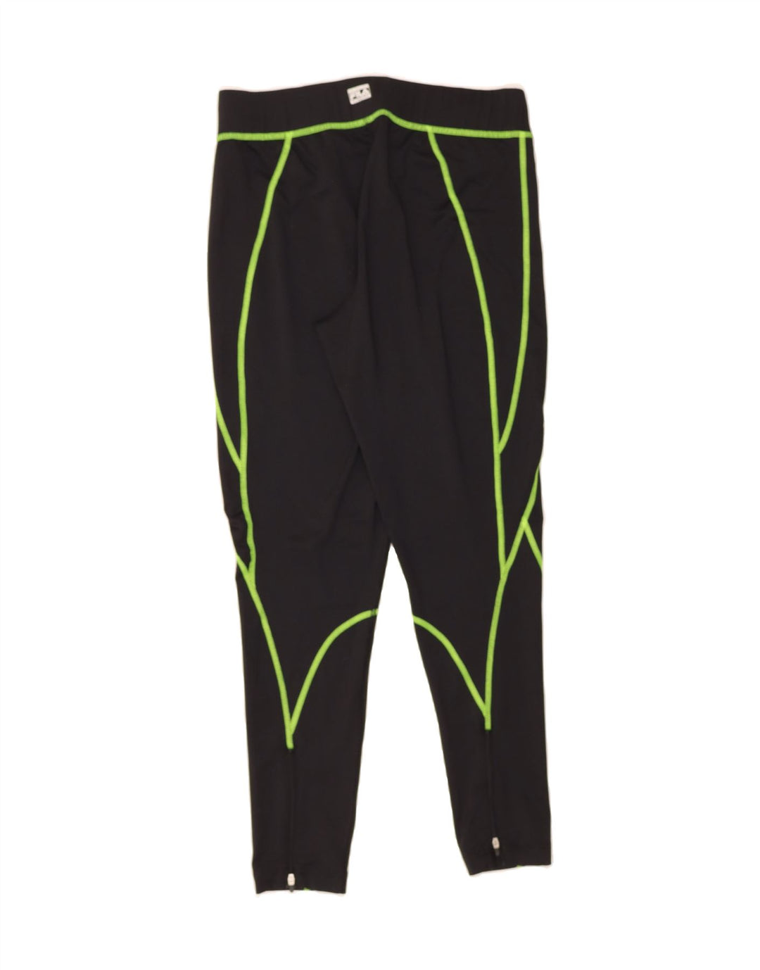 FILA Womens Leggings UK 16 Large  Black Vintage Fila and Second-Hand Fila from Messina Hembry 