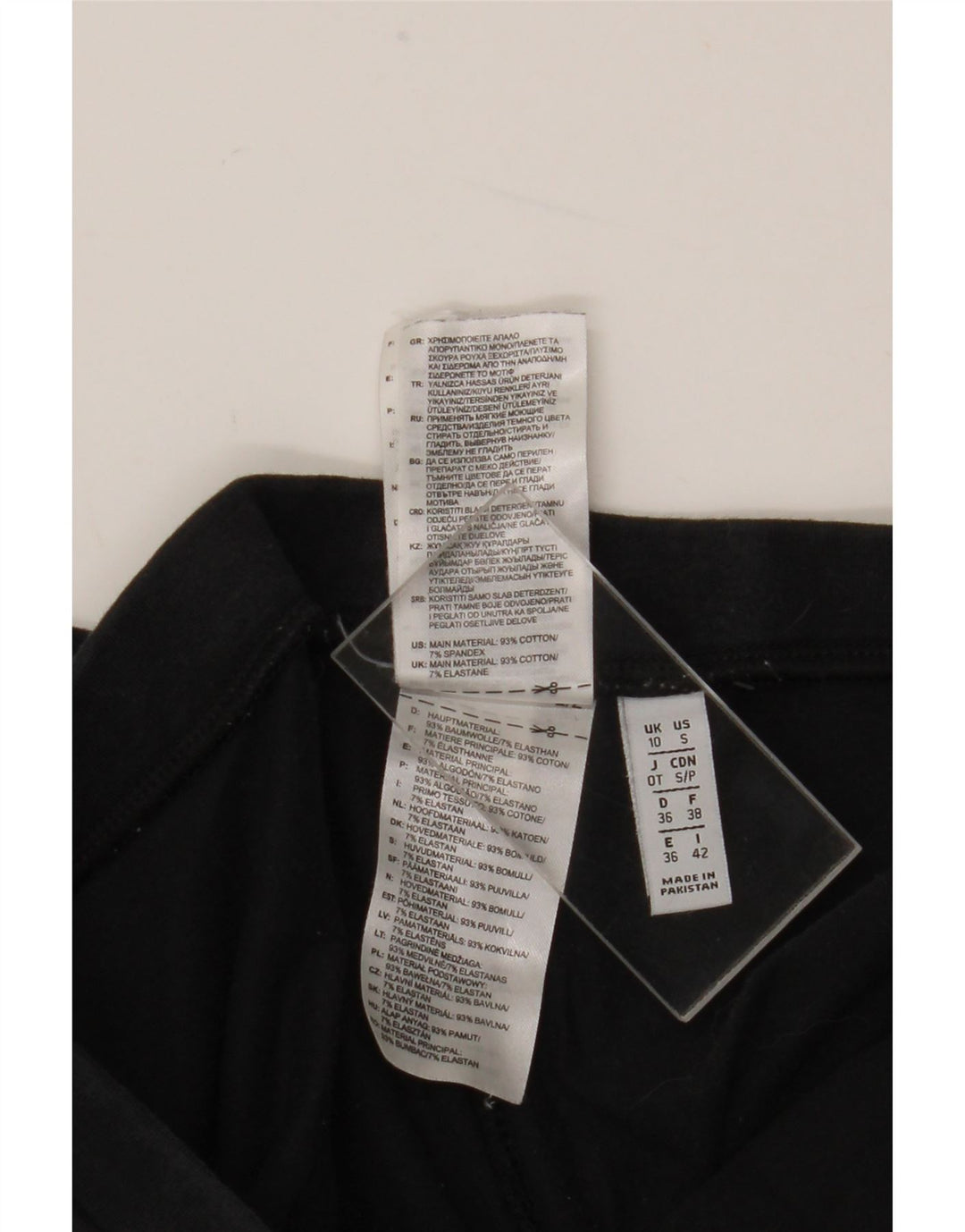 Leggings pentru femei Adidas UK 10 mic bumbac negru