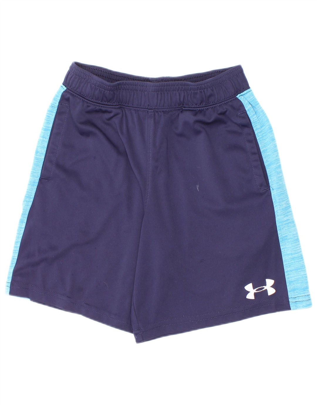 Pantaloni scurți sport Under Armour pentru băieți, 5-6 ani, bleumarin, poliester color bloc