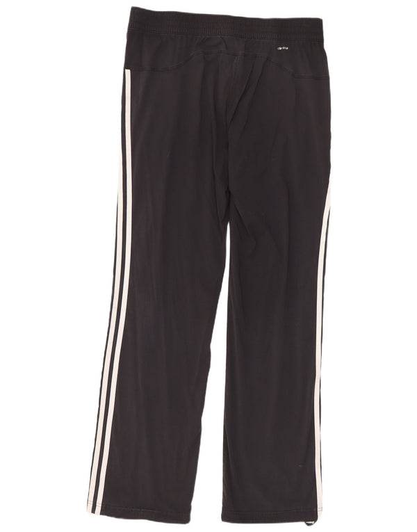 Pantaloni chino drepți Adidas pentru femei UK 12 Medium W32 L31 Nylon negru