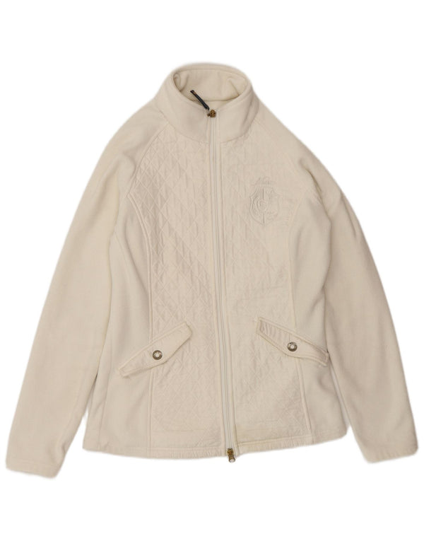 Jachetă polară pentru femei Musto UK 10 Poliester alb mic