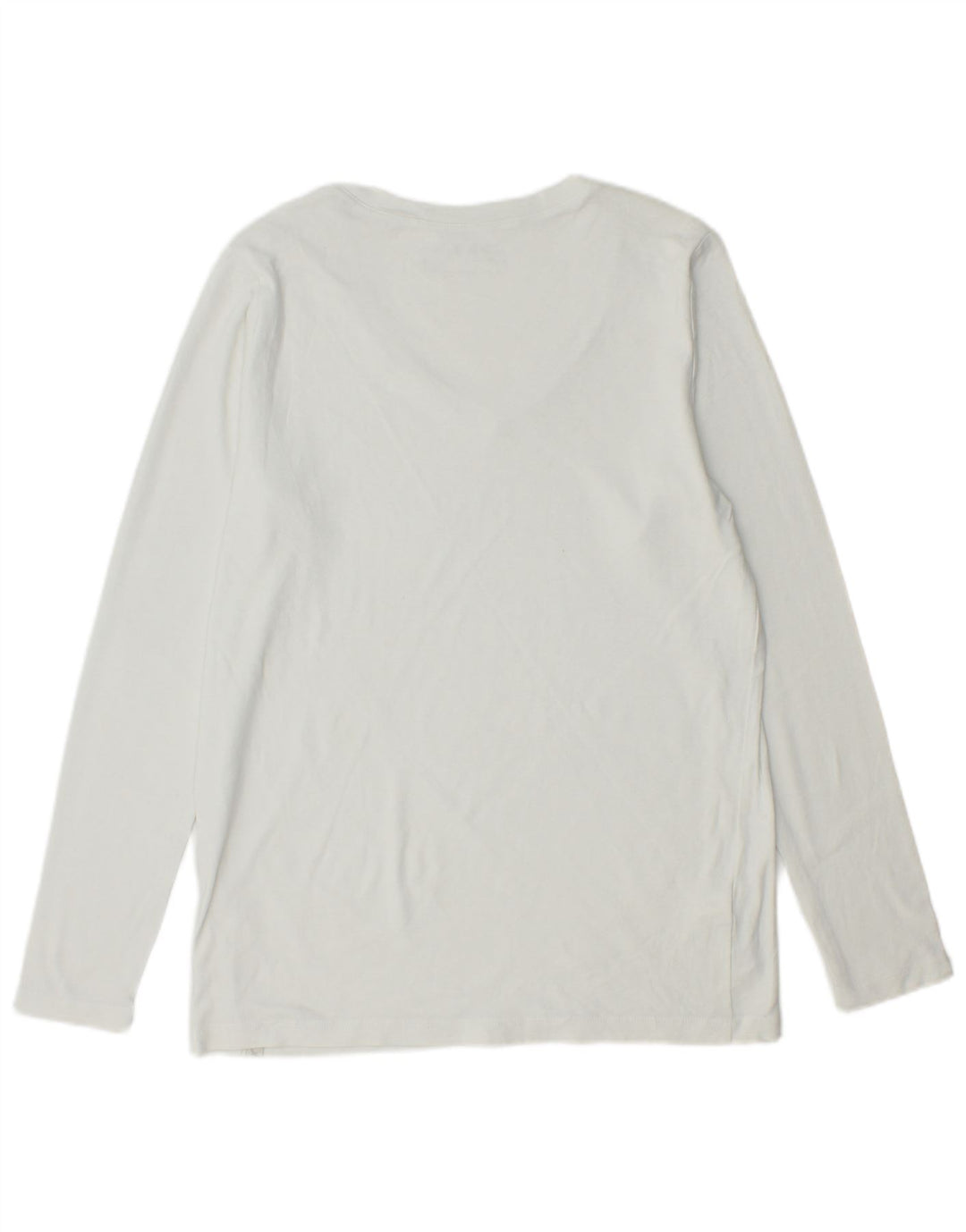 EDDIE BAUER Womens Top Long Sleeve UK 18 XL White Cotton