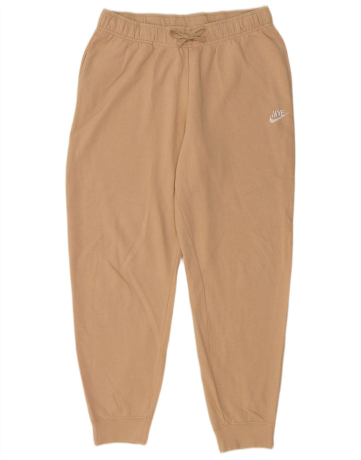Pantaloni de trening pentru bărbați Nike Joggeri mari, bej, bumbac