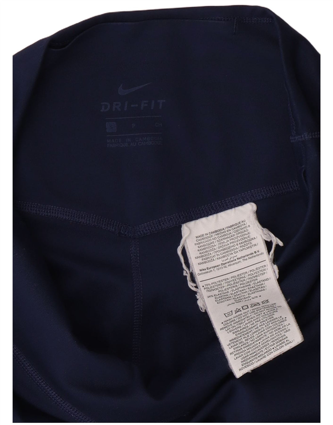 Leggings Dri Fit NIKE pentru femei UK 10 Poliester bleumarin mic