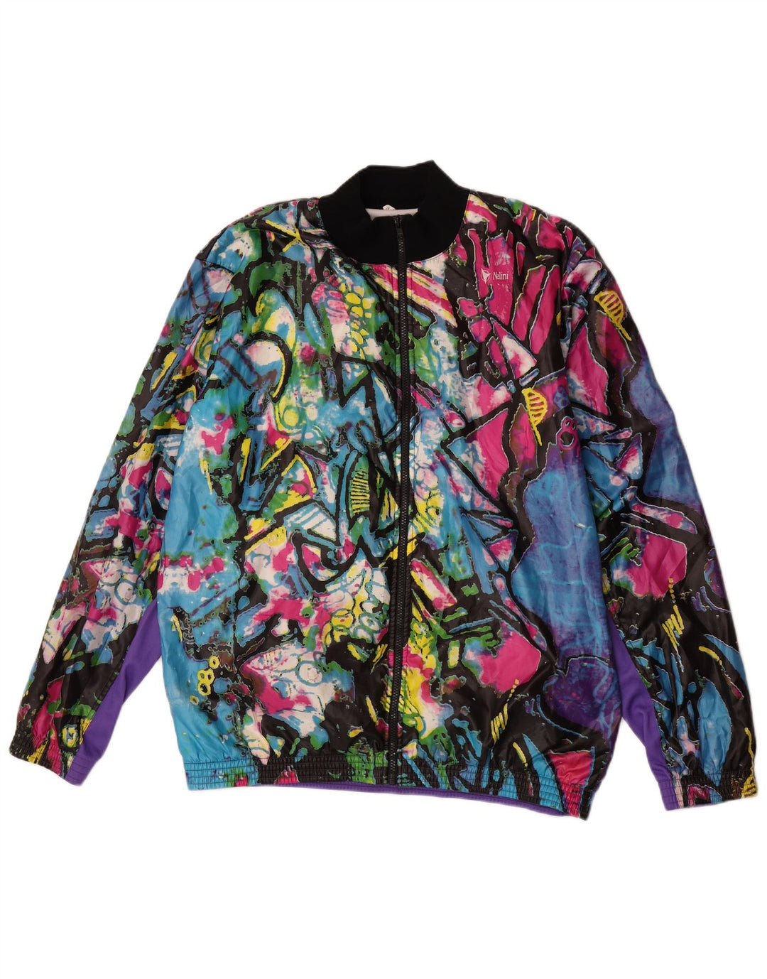 Jachetă de trening pentru bărbați cu model abstract Nalini, XL, multicoloră