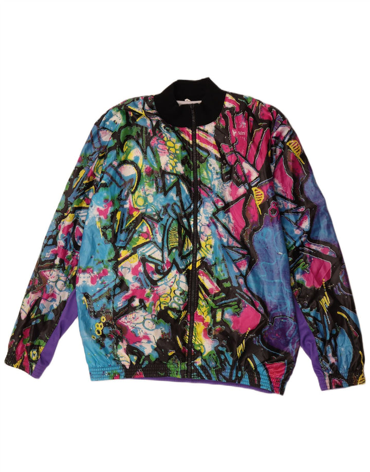 Jachetă de trening pentru bărbați cu model abstract Nalini, XL, multicoloră