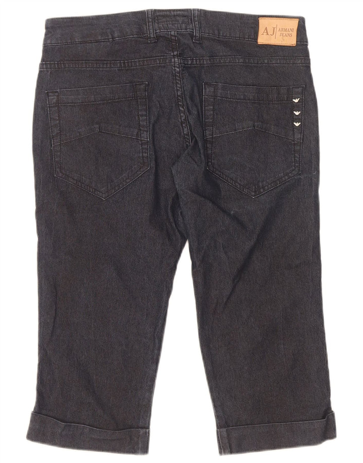 Pantaloni scurți din denim Bermude Armani pentru femei W29 L18 bumbac bleumarin