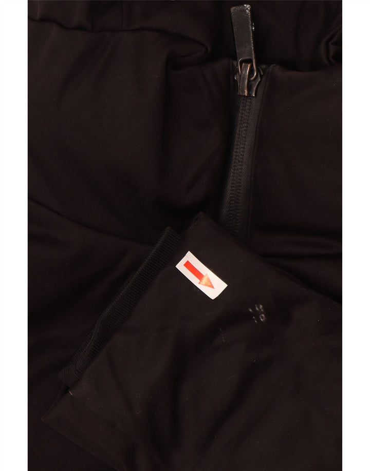 Jachetă căptușită cu glugă pentru bărbați Zara UK 36 Poliester negru mic