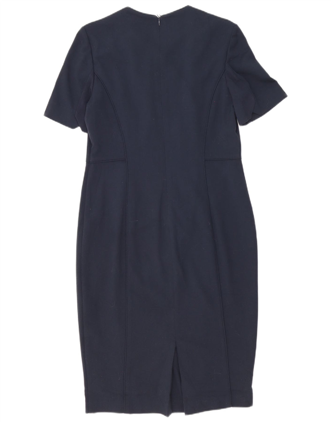 Rochie teacă pentru femei Marks & Spencer UK 14 mare poliester bleumarin