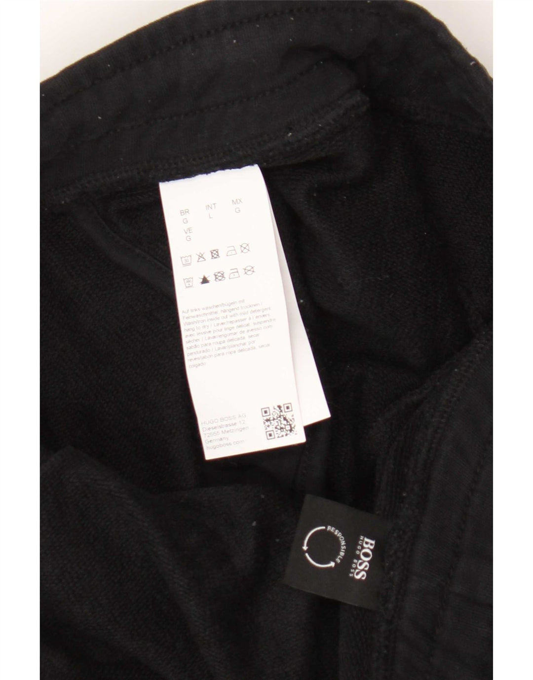 Pantaloni scurți sport pentru bărbați Hugo Boss, mari, negru, bumbac