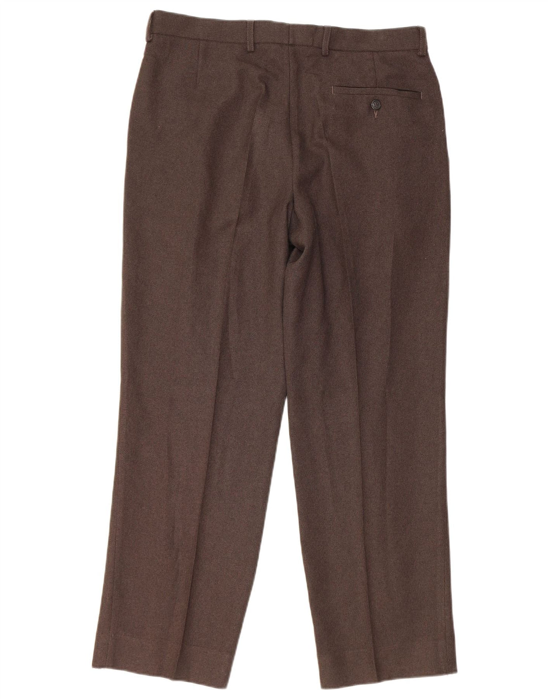 Pantaloni chino drepți pentru bărbați Marks & Spencer L34 L29 Poliester maro