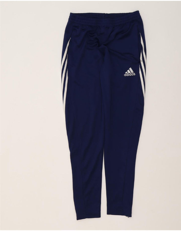 Pantaloni de trening Adidas Climalite pentru bărbați, poliester mici, albastru