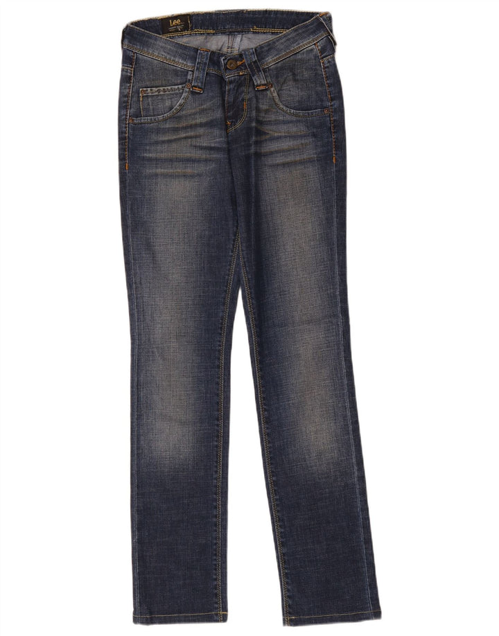 Blugi slim pentru femei Lee W27 L30 Bumbac albastru