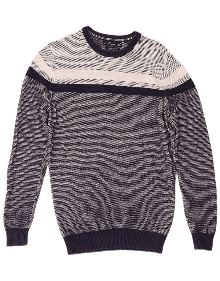 Pulover pentru bărbați Marks & Spencer, Blue Harbour, cu gât crew, mic, bleumarin
