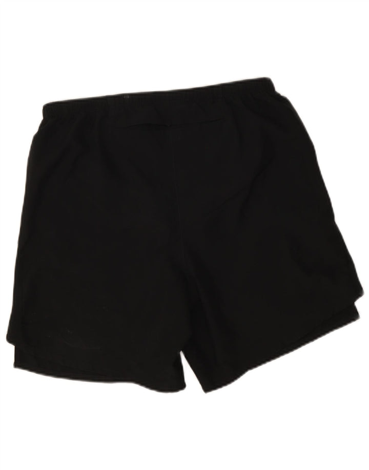 Pantaloni scurți sport Nike Dri Fit pentru bărbați, poliester mediu negru