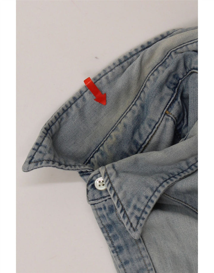 Cămașă de blugi pentru bărbați Levi's, bumbac albastru mediu