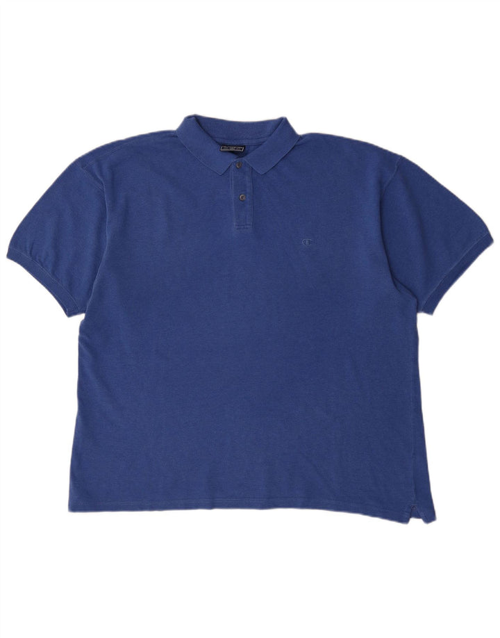 Tricou polo pentru bărbați Champion XL, bumbac albastru