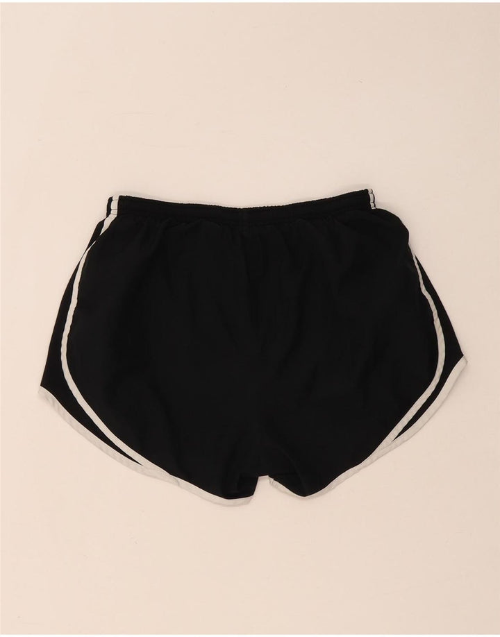 Pantaloni scurți sport Nike Dri Fit pentru femei UK 12 Poliester mediu negru