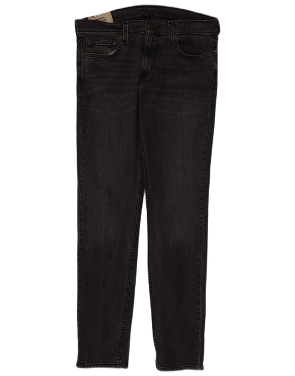Blugi Hollister pentru bărbați super skinny W32 L32 bumbac gri