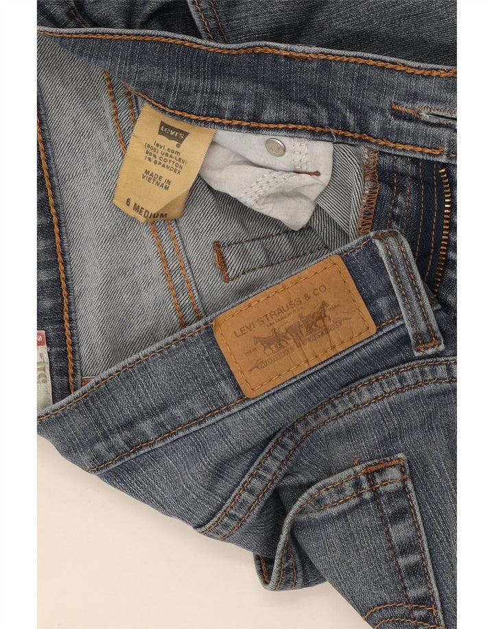 Blugi Levi's pentru femei 515 Bootcut US 6 Medium W30 L31 Blue Bumbac