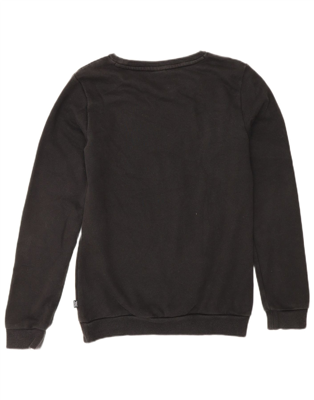 Pulover cu grafic PUMA pentru băieți, 13-14 ani, bumbac negru