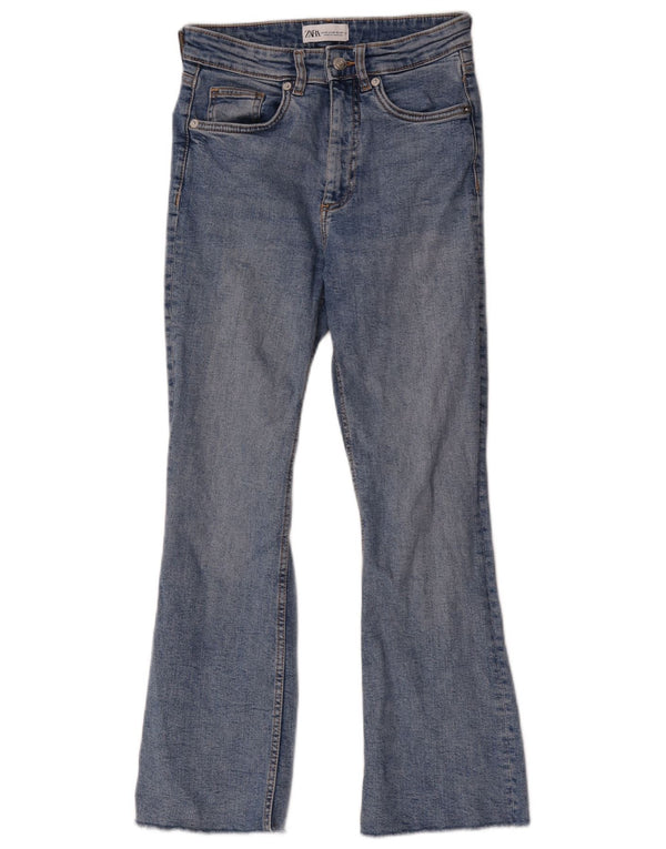 Blugi Zara Femei Bootcut EU 36 XS W26 L26 Albastru